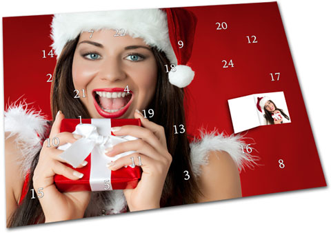 Adventskalender mit Fotos